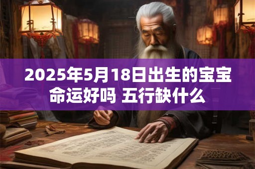 2025年5月18日出生的宝宝命运好吗 五行缺什么
