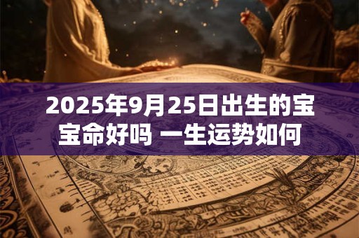 2025年9月25日出生的宝宝命好吗 一生运势如何