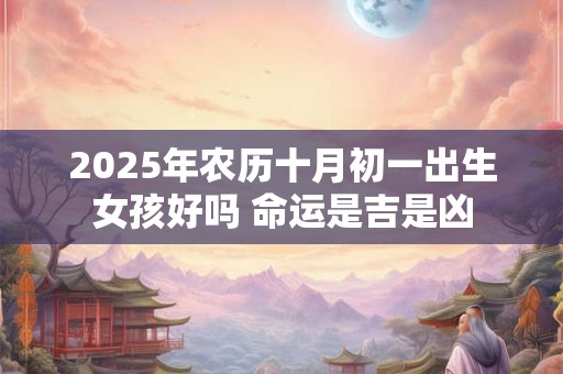 2025年农历十月初一出生女孩好吗 命运是吉是凶