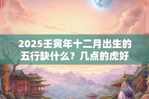 2025壬寅年十二月出生的五行缺什么？几点的虎好