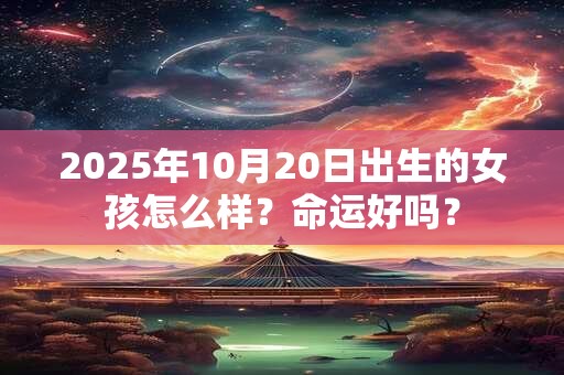 2025年10月20日出生的女孩怎么样？命运好吗？