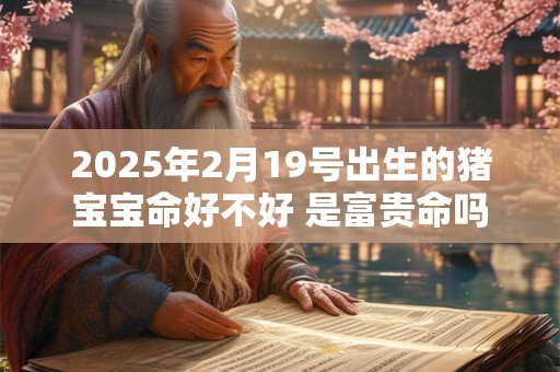 2025年2月19号出生的猪宝宝命好不好 是富贵命吗