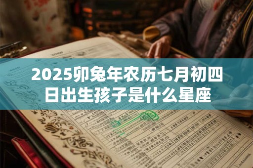 2025卯兔年农历七月初四日出生孩子是什么星座