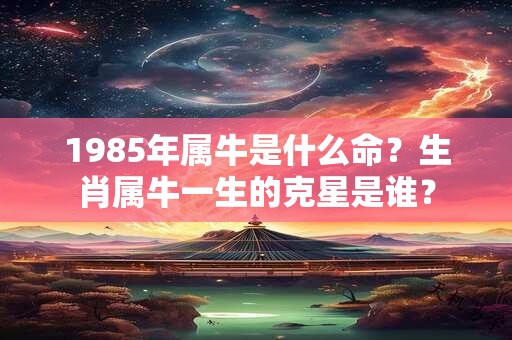 1985年属牛是什么命？生肖属牛一生的克星是谁？