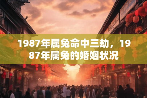 1987年属兔命中三劫，1987年属兔的婚姻状况