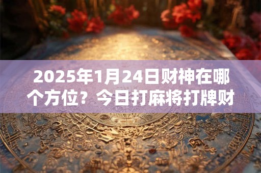 2025年1月24日财神在哪个方位？今日打麻将打牌财运方位
