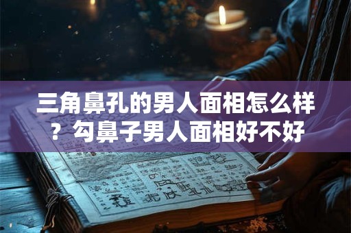 三角鼻孔的男人面相怎么样？勾鼻子男人面相好不好