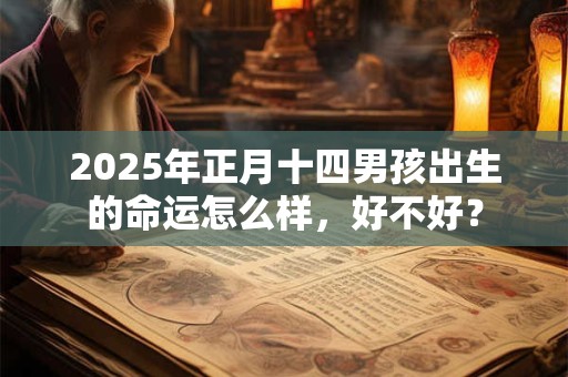 2025年正月十四男孩出生的命运怎么样，好不好？