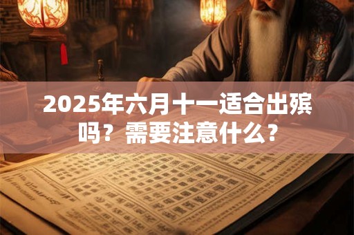 2025年六月十一适合出殡吗？需要注意什么？