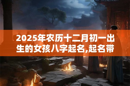 2025年农历十二月初一出生的女孩八字起名,起名带什么字最好