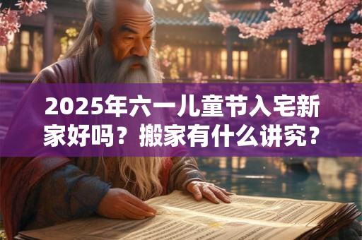 2025年六一儿童节入宅新家好吗？搬家有什么讲究？