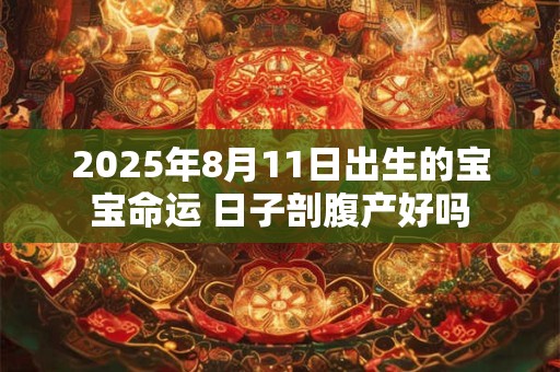 2025年8月11日出生的宝宝命运 日子剖腹产好吗