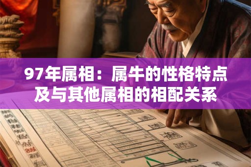 97年属相：属牛的性格特点及与其他属相的相配关系