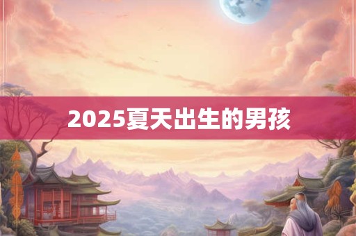 2025夏天出生的男孩