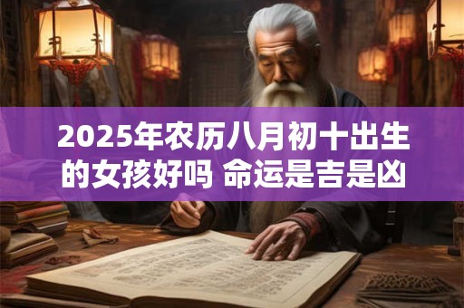 2025年农历八月初十出生的女孩好吗 命运是吉是凶