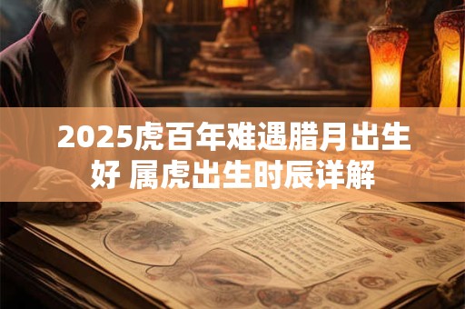 2025虎百年难遇腊月出生好 属虎出生时辰详解