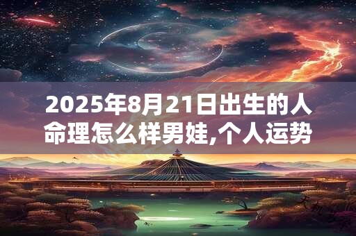 2025年8月21日出生的人命理怎么样男娃,个人运势好不好
