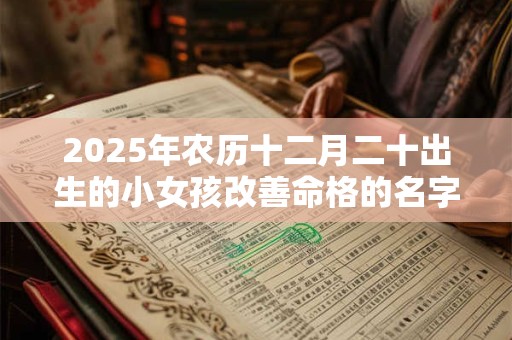 2025年农历十二月二十出生的小女孩改善命格的名字