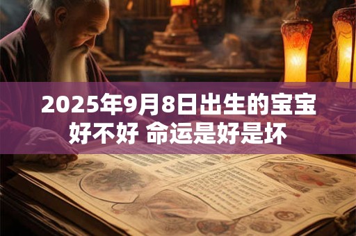 2025年9月8日出生的宝宝好不好 命运是好是坏
