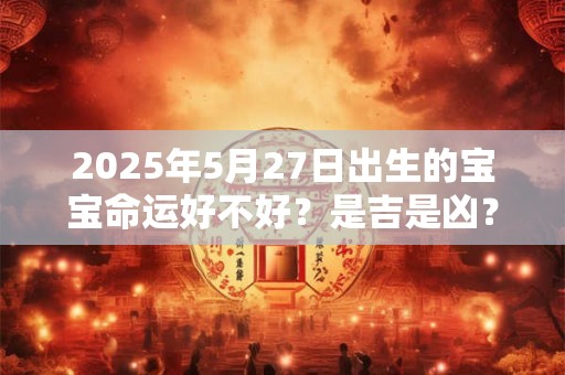 2025年5月27日出生的宝宝命运好不好？是吉是凶？