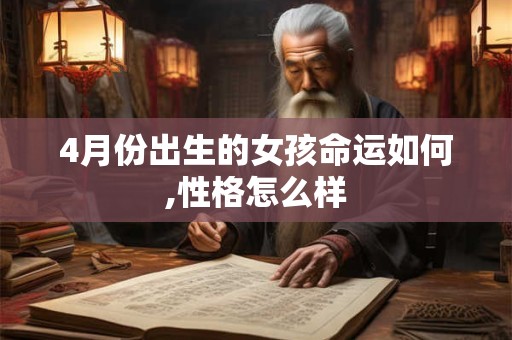 详细阅读:4月份出生的女孩命运如何,性格怎么样 4月份出生的女孩命运如何,性格怎么样