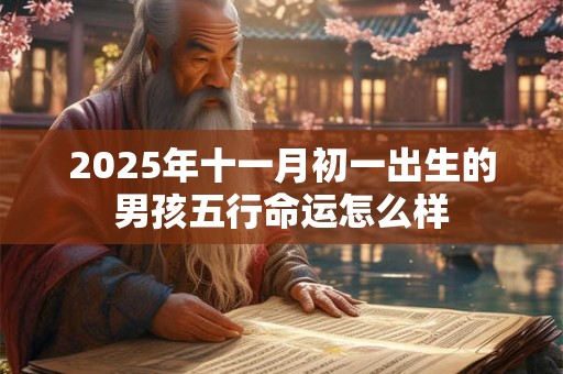 2025年十一月初一出生的男孩五行命运怎么样