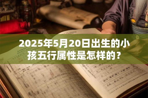 2025年5月20日出生的小孩五行属性是怎样的？