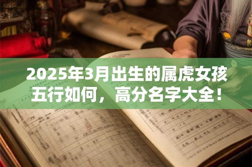 2025年3月出生的属虎女孩五行如何，高分名字大全！