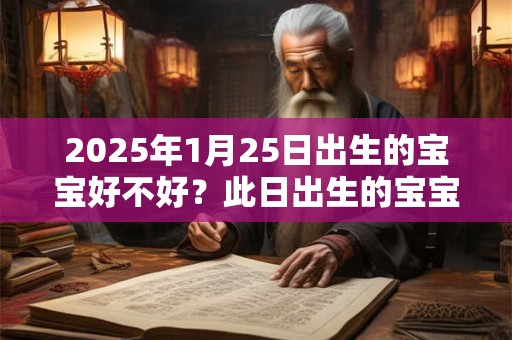 2025年1月25日出生的宝宝好不好？此日出生的宝宝性格