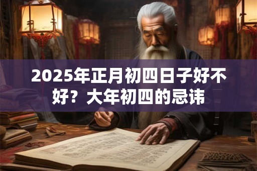 2025年正月初四日子好不好？大年初四的忌讳
