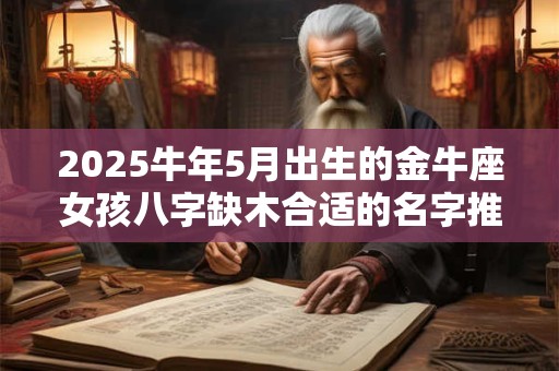 2025牛年5月出生的金牛座女孩八字缺木合适的名字推荐