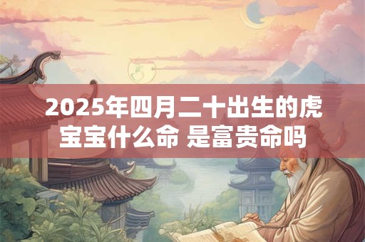2025年四月二十出生的虎宝宝什么命 是富贵命吗