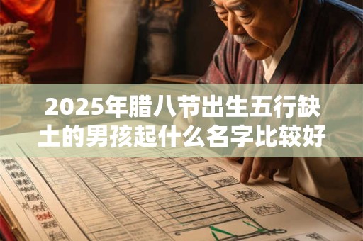 2025年腊八节出生五行缺土的男孩起什么名字比较好？