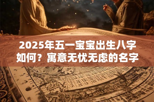 2025年五一宝宝出生八字如何？寓意无忧无虑的名字介绍