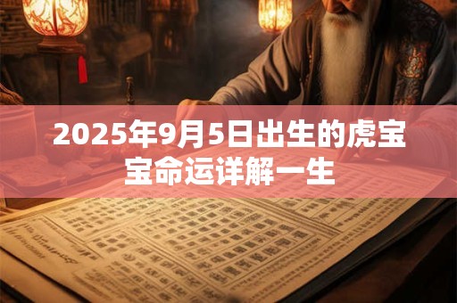 2025年9月5日出生的虎宝宝命运详解一生