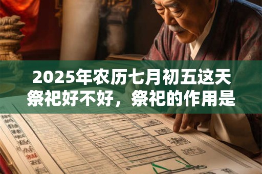 2025年农历七月初五这天祭祀好不好，祭祀的作用是什么？