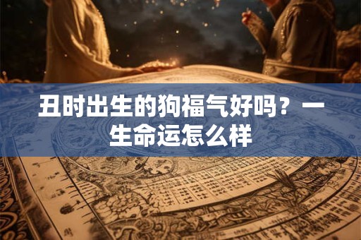 丑时出生的狗福气好吗？一生命运怎么样