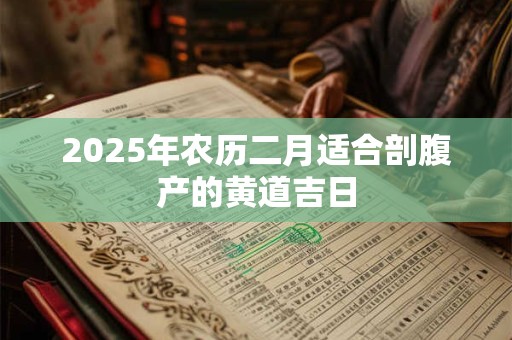 2025年农历二月适合剖腹产的黄道吉日