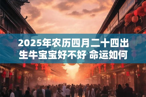 2025年农历四月二十四出生牛宝宝好不好 命运如何