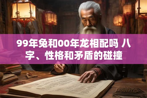 99年兔和00年龙相配吗 八字、性格和矛盾的碰撞