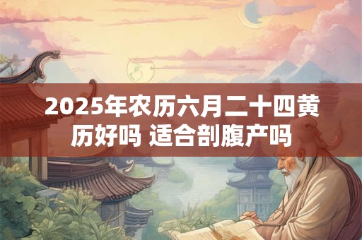 2025年农历六月二十四黄历好吗 适合剖腹产吗