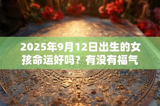 2025年9月12日出生的女孩命运好吗？有没有福气