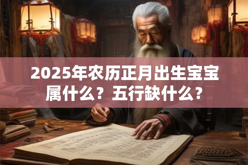 2025年农历正月出生宝宝属什么？五行缺什么？