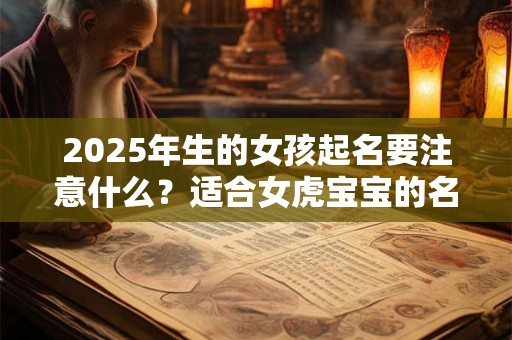 2025年生的女孩起名要注意什么？适合女虎宝宝的名字大全