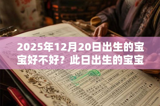 2025年12月20日出生的宝宝好不好？此日出生的宝宝性格