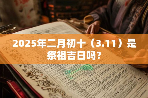 2025年二月初十（3.11）是祭祖吉日吗？