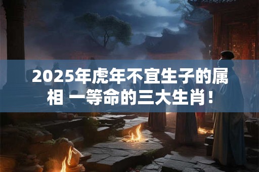 2025年虎年不宜生子的属相 一等命的三大生肖！