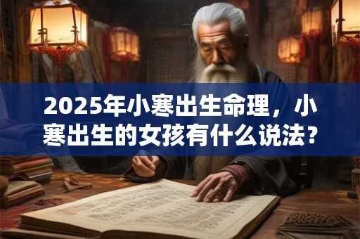 2025年小寒出生命理，小寒出生的女孩有什么说法？