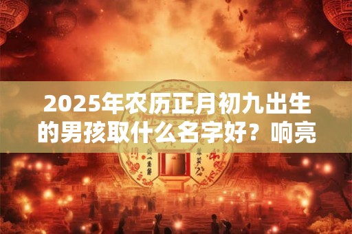 2025年农历正月初九出生的男孩取什么名字好？响亮的名字推荐