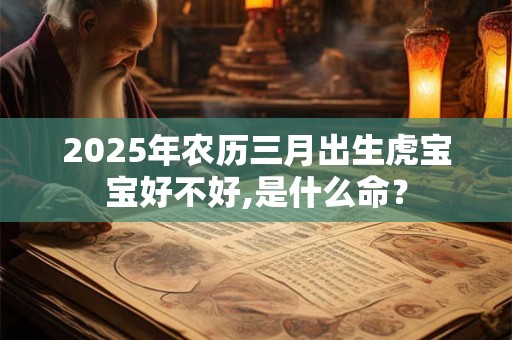 2025年农历三月出生虎宝宝好不好,是什么命？